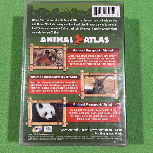 Kids Animal Atlas Kid Friendly DVD’s & Time Life Amazing Baby Animals - Picture 6 of 9